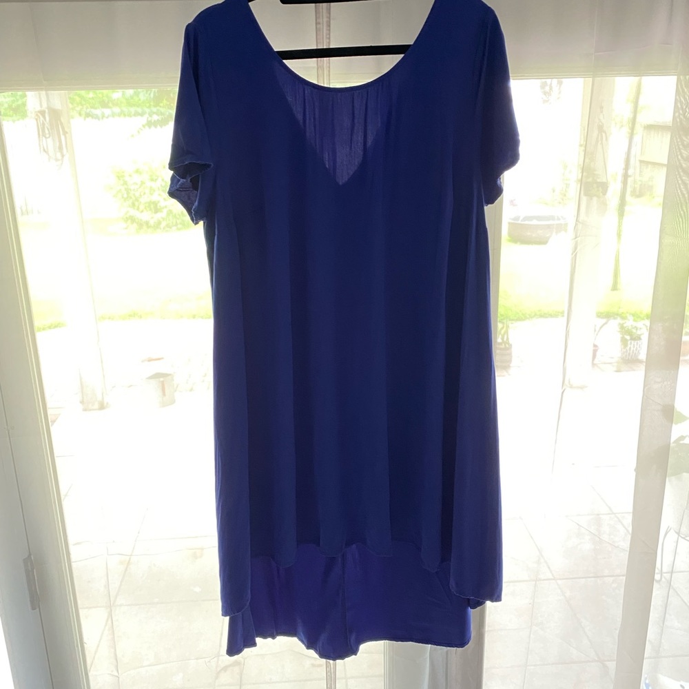 Torrid Royal Blue High-Low Dress